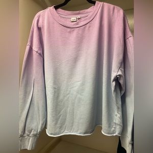 Large Gap comfy mid drift ombré sweater